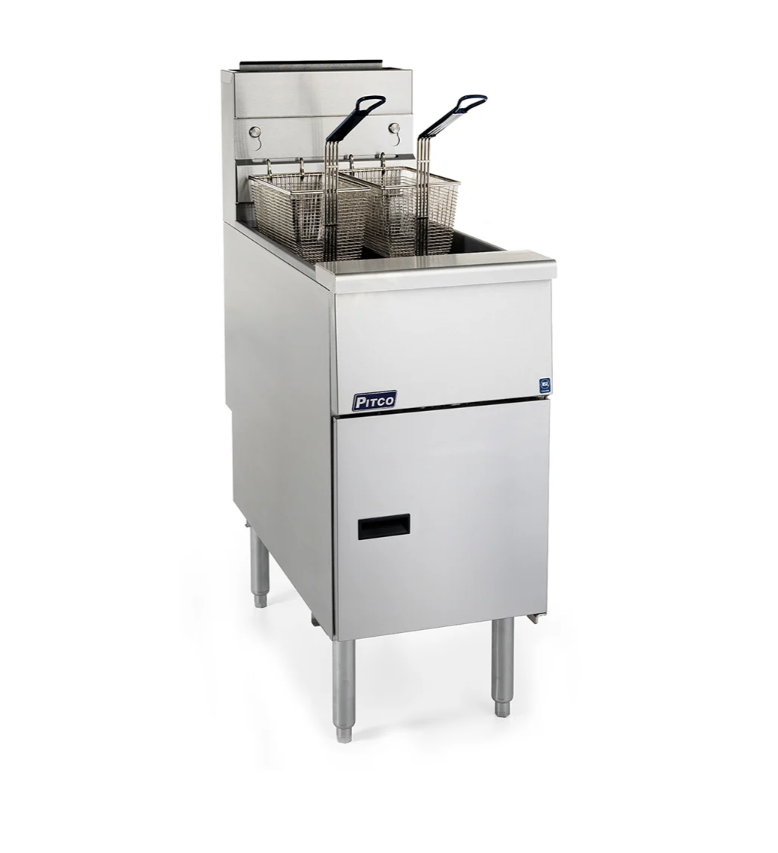 Pitco fryer basket view